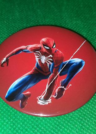 Круглая открывашка на магните spider man человек паук