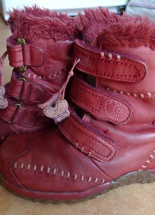 Сапоги ботинки зимние розовые, стелька 18 см1 фото