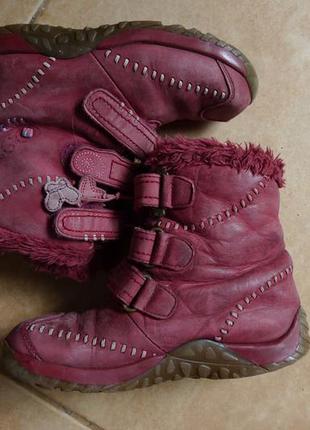 Сапоги ботинки зимние розовые, стелька 18 см5 фото