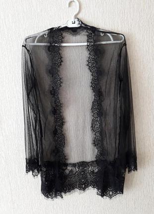 Халат пеньюар, прозора накидка