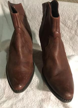 Сапоги кожаные 38