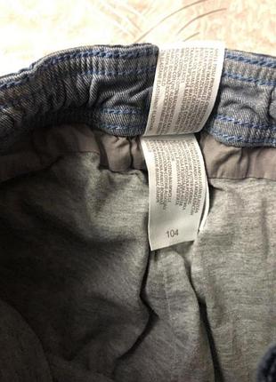 Джинсовые брюки с утопления 5