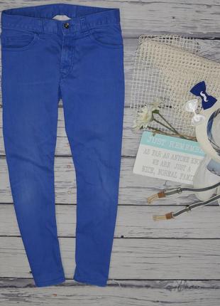 13 - 14 лет 164 см h&m обалденные фирменные джинсы скины для моднявок узкачи