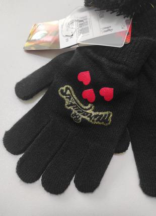 Комплект шапка перчатки2 фото