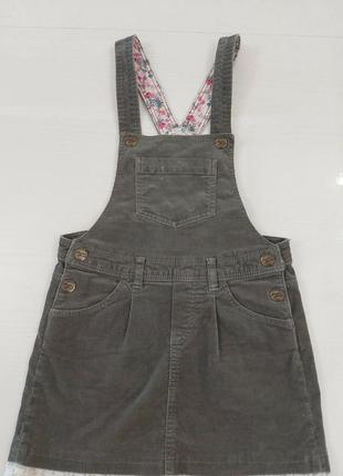 Вельветовый сарафан 6-7 лет.