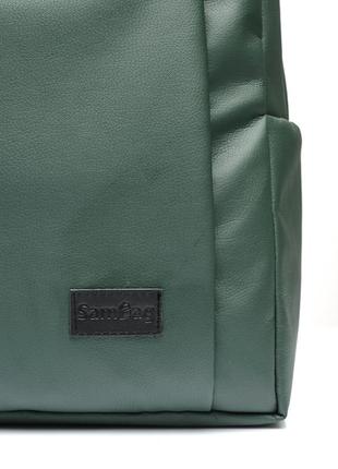 Трендовый мужской зеленый рюкзак для офиса/спортзала/города8 фото