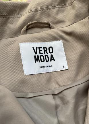 Круте плащ пальто-тренч вітровка vero moda розмір s,2 фото