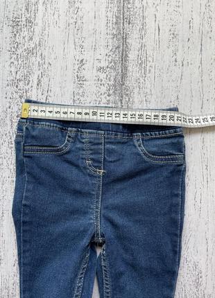 Крутые стрейч джинсовые штаны брюки джинсы лосины denim 9-12мес3 фото