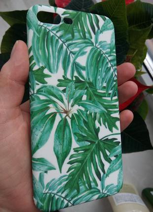 Чехол на iphone 7+ растительный орнамент1 фото