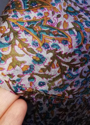 Шелковая натуральная миди юбка на запах шёлк nomads5 фото