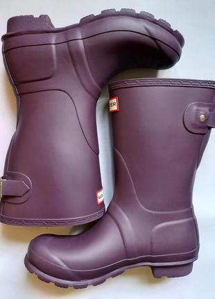 Резиновые сапоги hunter women's original tour packable short rain boots оригинал