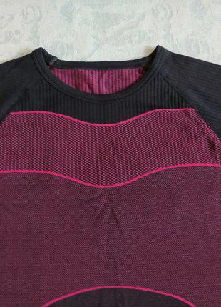 Компрессионная зональная кофта женская футболка с рукавами термокофта рашгард