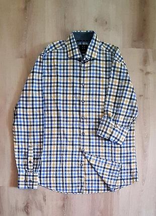 Рубашка в клеточку "stones dressmaster"