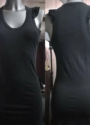 Майка zara чёрная m- l