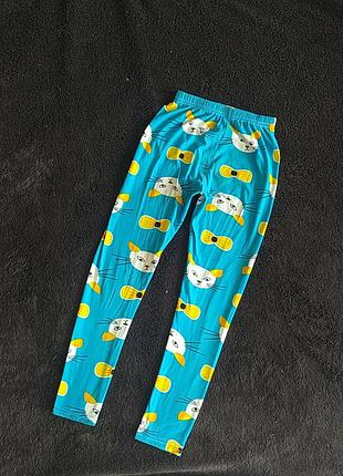 Лосины с котикаии