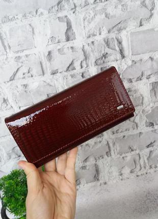 Жіночий шкіряний гаманець кожаный женский кошелек1 фото