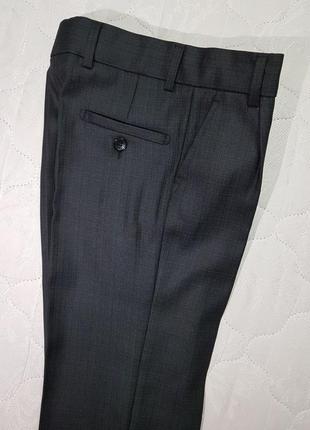 Штани брюки шкільні класика для хлопчика 116-122 см, сірий графіт4 фото