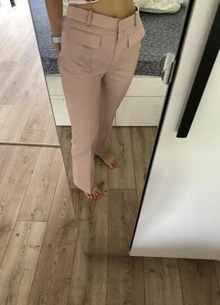 Стильные брюки свободного кроя розового цвета от kenzo1 фото