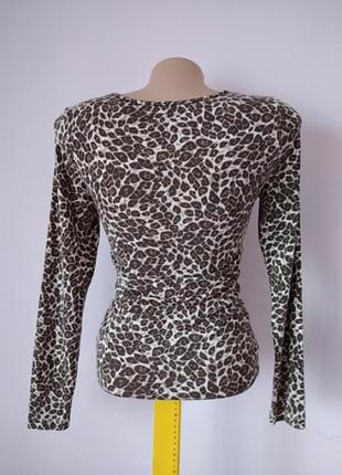 Кофта светр світшот водолазка леопард гепард2 фото