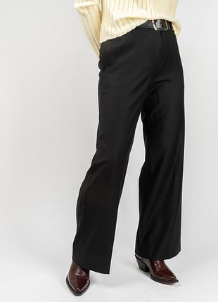 Theory вовняні штани wide leg prada