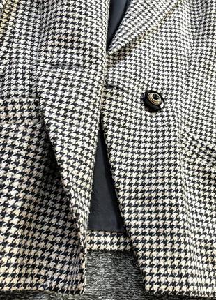 Шикарный трендовый шерстяной пиджак блейзер жакет от antonette franz haushofer6 фото