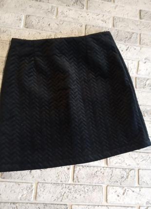 Велюрова спідниця