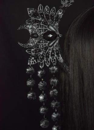 Корона высокая, готическая корона на хэллоуин