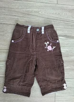 Брючки-бриджи р.92