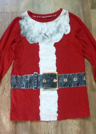 Новорічний реглан, костюм санти на 9 років