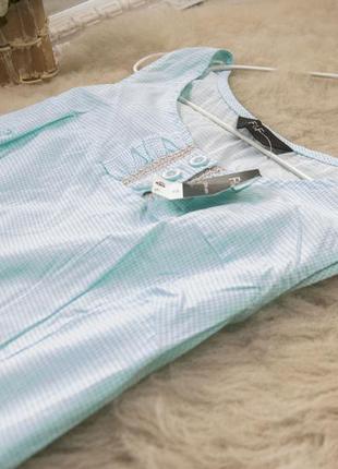 Качественный хлопковый легкий топ блуза от f&f рр 12 наш 462 фото