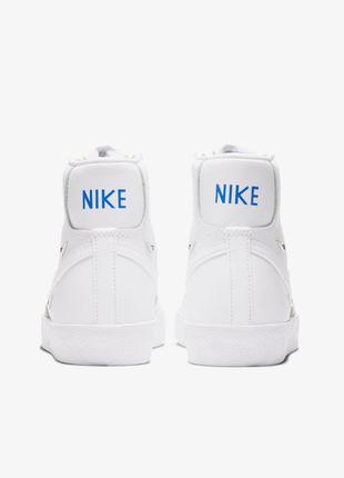 Кроссовки женские nike blazer mid 77 se белые (найк блейзер, кроссівки блайзер)4 фото