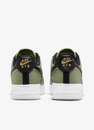 Кроссовки мужские, женские nike air force 1 07 se lv8 оливковые (найк аир форс кроссівки)3 фото