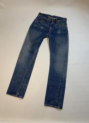 Мужские винтажные джинсы на селвидже levi’s lvc big e selvedge denim  usa 32 m3 фото