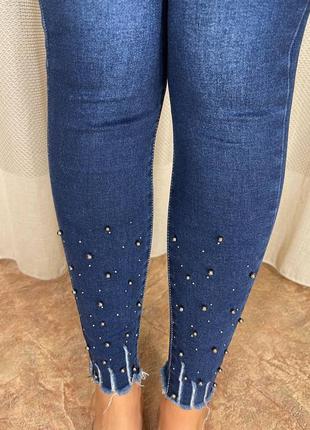 Женские джинсы с завышенной талией4 фото