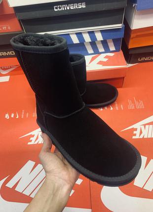 Замшевые ugg угги натуральный замш средние мужские женские унисекс