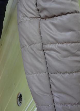 Куртка болоньевая удлинённая синяя ( демисезон)  44-46р.4 фото