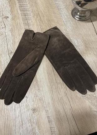 Перчатки кожа