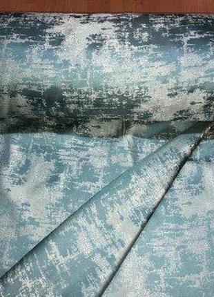Современная шторная ткань minimal бирюзовый цвет. турецкая ткань для штор. ткань для штор на отрез4 фото