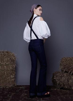 Супер модний дизайнерський джинсовий комбінезон від ганни яковенко р44(s)-46(m)