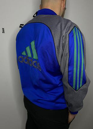 Adidas vintage big logo винтажная олимпийка адидас