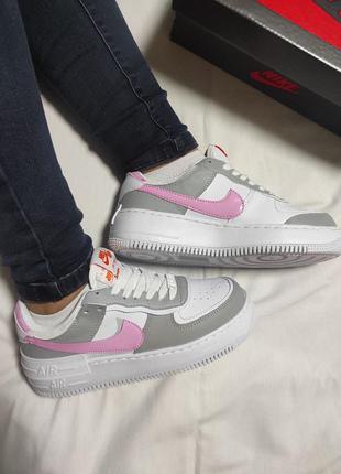 Женские кроссовки nike air force 1 shadow3 фото