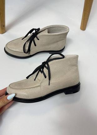 Туфли лоферы из натуральной итальянской кожи эсклюзив