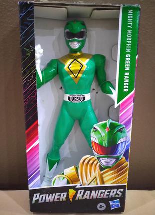 Фигурка героя фильма могучие рейнджеры зеленый 25 см power rangers mighty morphin green