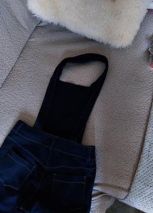 Супер модный дизайнерский джинсовый комбинезон от анны яковенко  р44(s)-46(m)5 фото