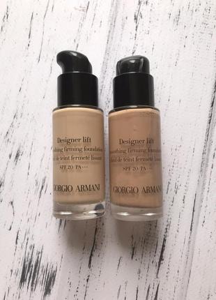 Тональний крем armani designer lift foundation
