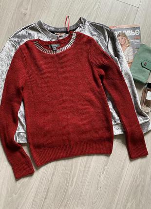 Тёплый красный свитер asos3 фото