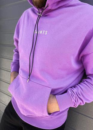Худи мужская с принтом фиолетовая турция / худі кофта чоловіча с надписью фіолетова турречина7 фото