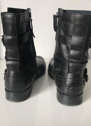 Демисезонные кожаные ботинки tommy hilfiger4 фото