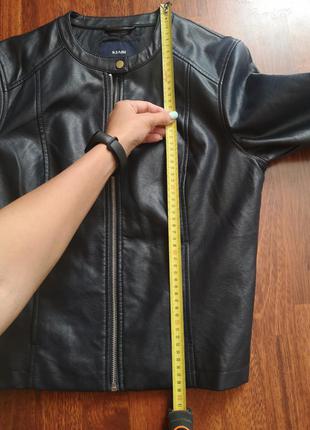 Легкая куртка kiabi италия, экокожа7 фото