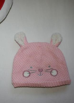 Шапочка на флісі nutmeg на 12-18міс.